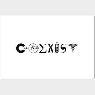 Science Coexist Posters and Art